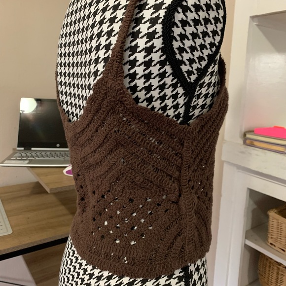 See through knit crop top - Picture 5 of 9